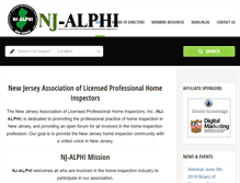 Tablet Screenshot of njalphi.com